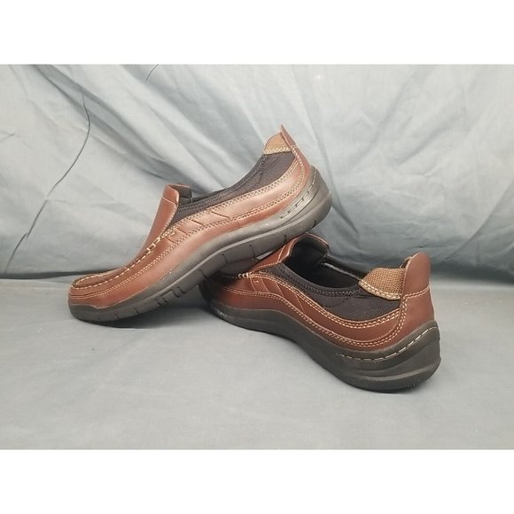 Bostonian Men's Kongo Excel Slip On Shoes Leather Brown Size 8 WIDE NEW IN BOX! - Picture 6 of 10